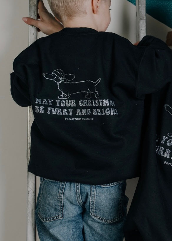 CHRISTMAS SWEATER KIDS BLACK